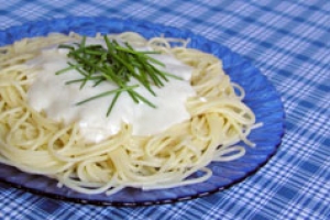 Špagety se studenou omáčkou